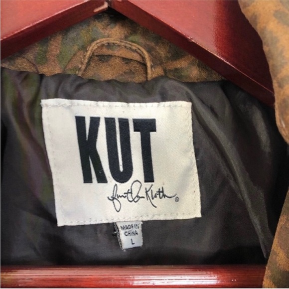 Kut from the Kloth Brown Leopard Print Jacket - Picture 15 of 16
